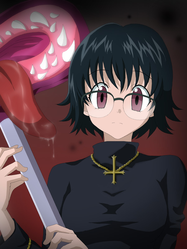 shizuku murasaki and blinky (hunter x hunter) drawn by nurinuno