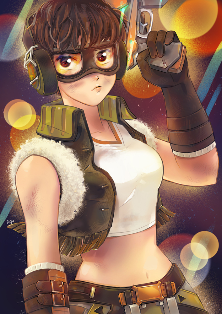 d.va and junker d.va (overwatch and 1 more) drawn by peyo_han