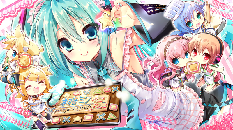 hatsune miku, kagamine rin, kagamine len, megurine luka, kaito, and 1 more (vocaloid) drawn by youta