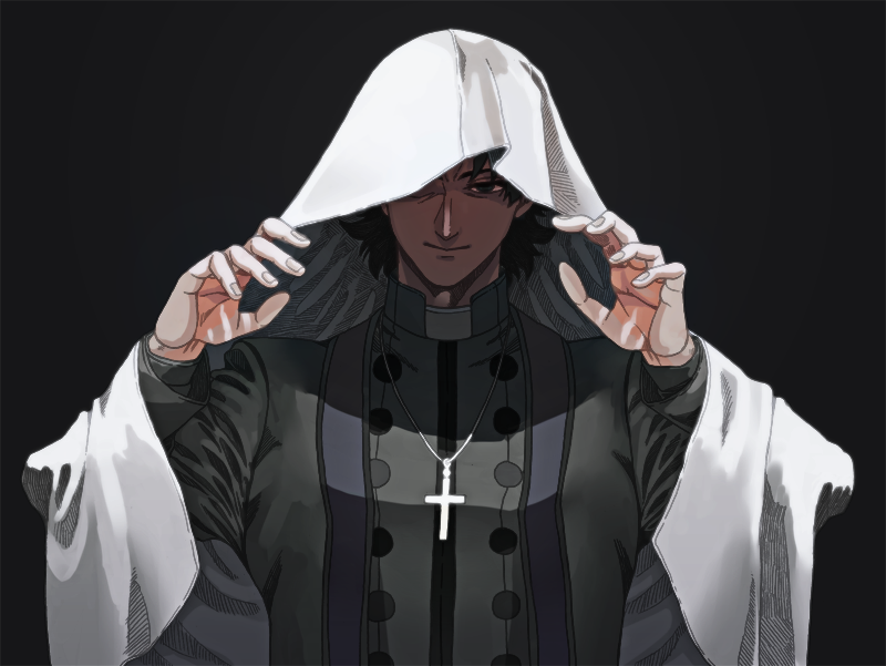 kotomine kirei and grigori rasputin (fate and 1 more) drawn by tnaym