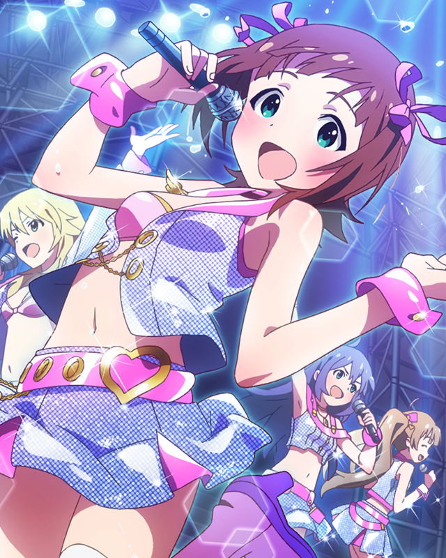 hoshii miki, amami haruka, mochizuki anna, and hakozaki serika (idolmaster and 1 more)