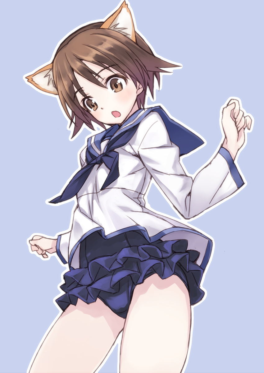 miyafuji yoshika (world witches series and 1 more) drawn by matsuryuu