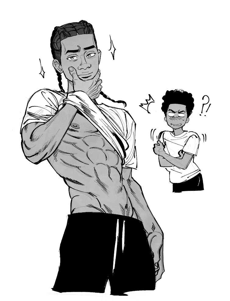 miles morales and miles g. morales (marvel and 3 more) drawn by jungyun99