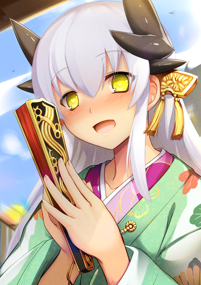kiyohime (fate and 1 more) drawn by haribote_(desk_of_coulomb)