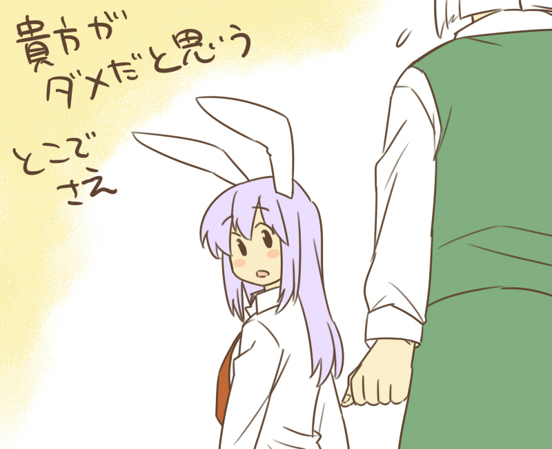 konpaku youmu and reisen udongein inaba (touhou) drawn by koyama_shigeru