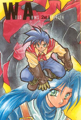 ashley winchester and knight blazer (wild arms and 1 more) drawn by ichiro_akashiya