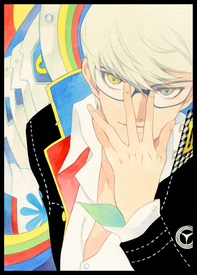 narukami yu and izanagi (persona and 1 more) drawn by agahari