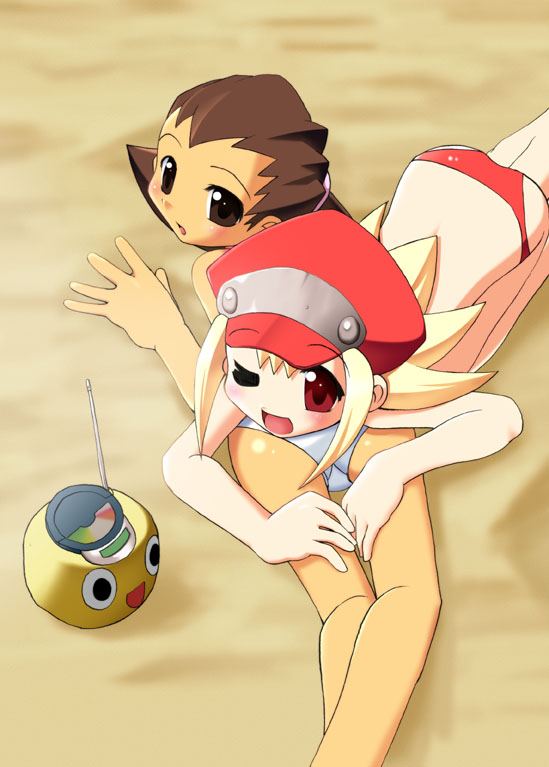 tron bonne and roll caskett (mega man and 1 more)
