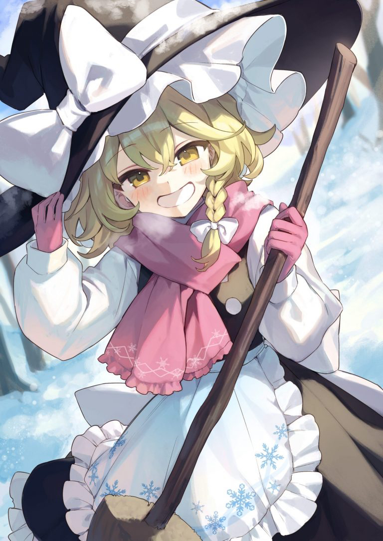 kirisame marisa (touhou and 1 more) drawn by jill_07km