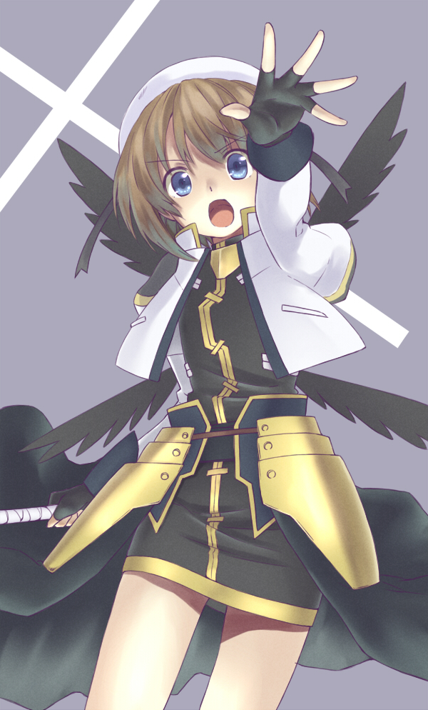 yagami hayate (lyrical nanoha and 2 more) drawn by chirosuke_(nameless)