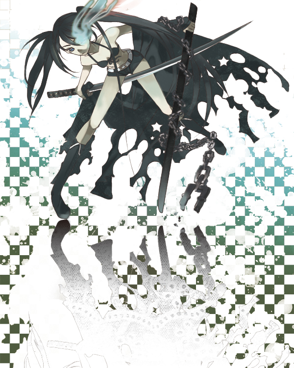 black rock shooter (black rock shooter) drawn by yayoi_(ndrop841)