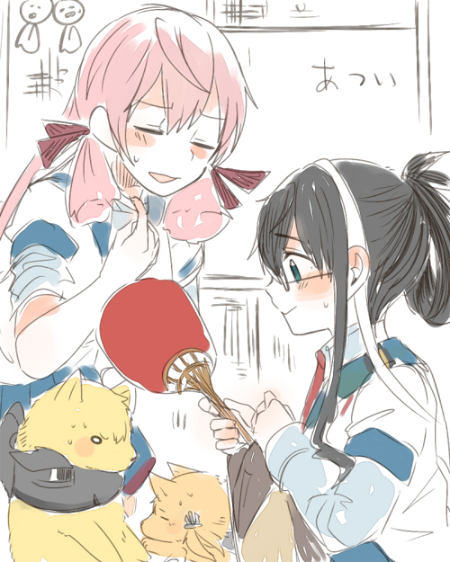 ooyodo, prinz eugen, bismarck, and akashi (kantai collection) drawn by itomugi-kun