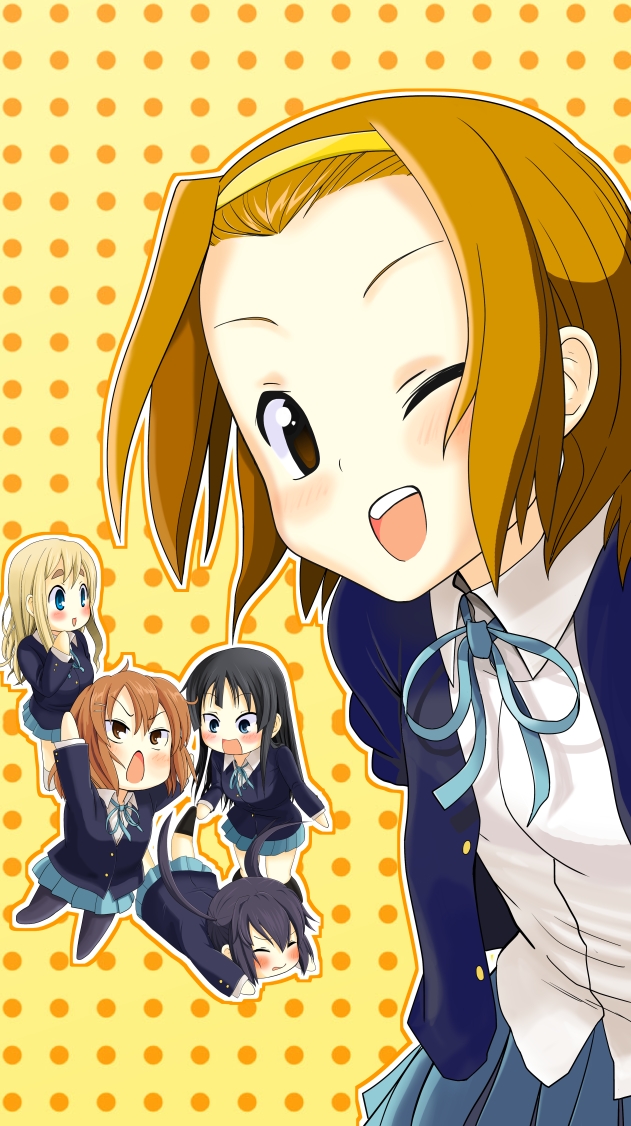 akiyama mio, nakano azusa, hirasawa yui, tainaka ritsu, and kotobuki tsumugi (k-on!)