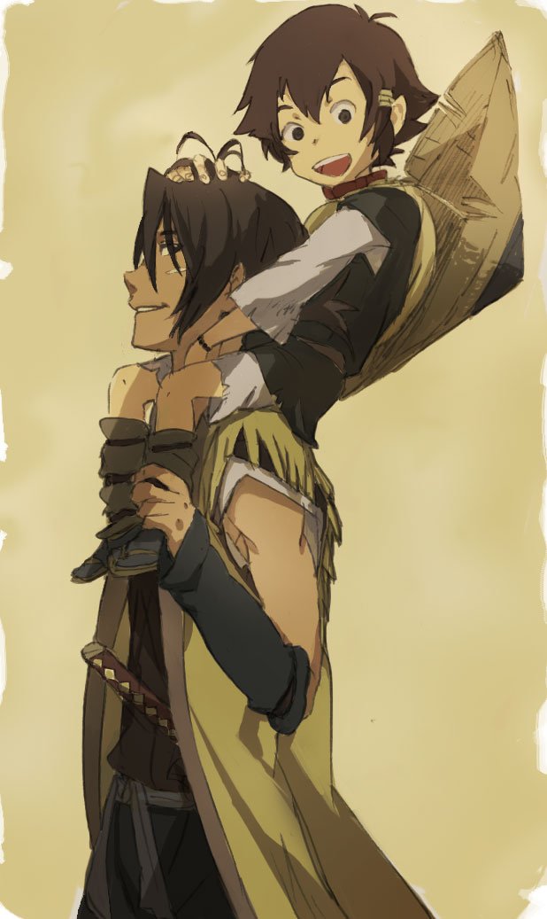 nanashi and kotarou (stranger mukou hadan) drawn by mitosa