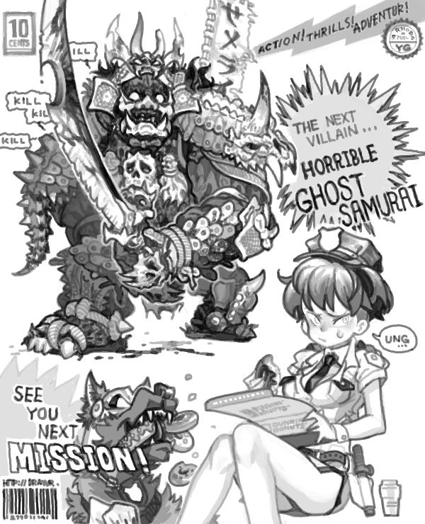 original and 1 more drawn by hoshi_kubi
