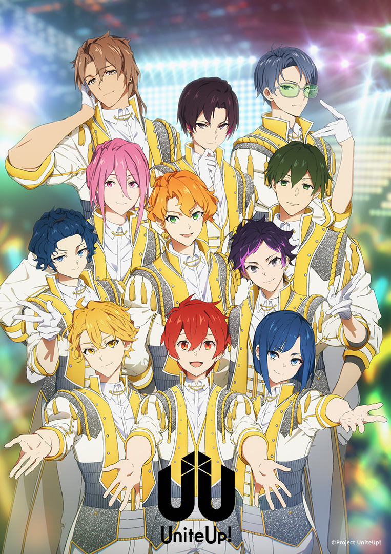 haruka gakuto, naoe banri, isuzugawa chihiro, kiyose akira, togo fuga, and 6 more (uniteup!)
