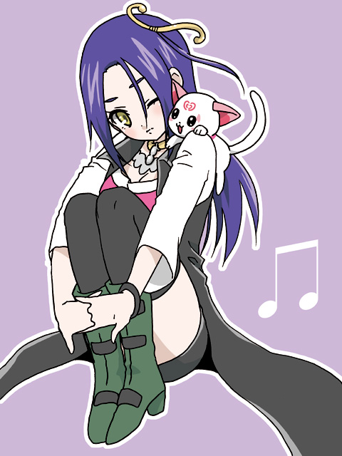 kurokawa eren, seiren, and hummy (precure and 1 more) drawn by chimu_(chimoon)