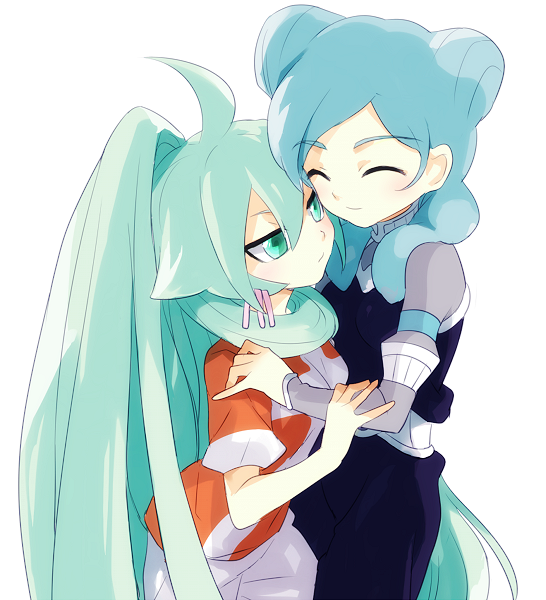 beta and manto (inazuma eleven and 2 more) drawn by gurung
