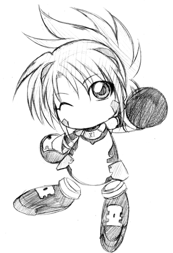 wendi (lyrical nanoha and 2 more) drawn by hagane_soushi