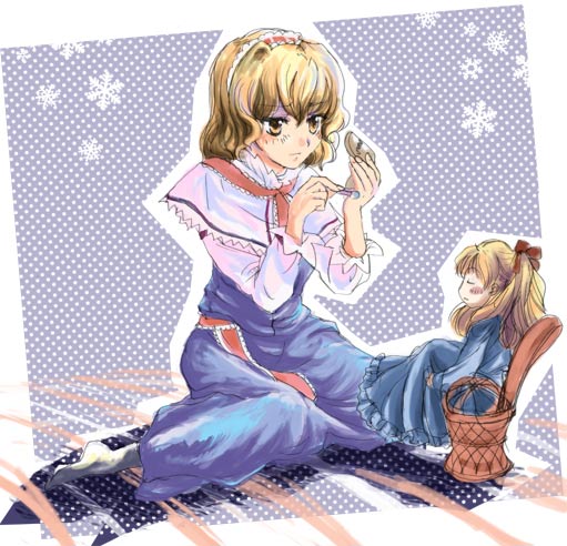 alice margatroid and shanghai doll (touhou) drawn by nanami_sano