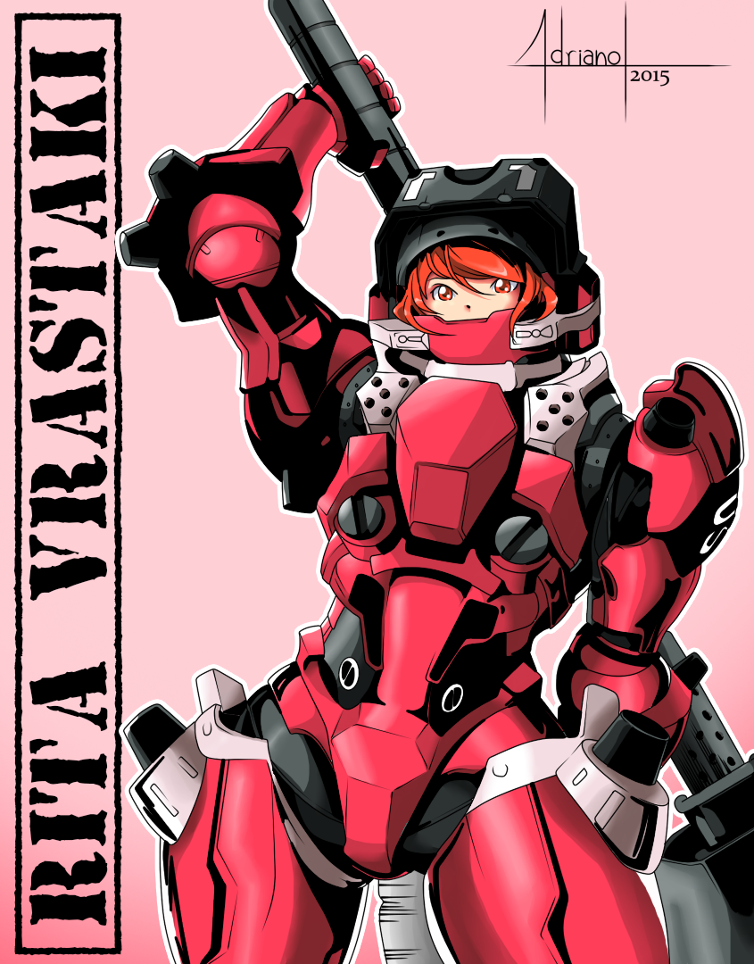 rita vrataski (all you need is kill) drawn by adriano_lima