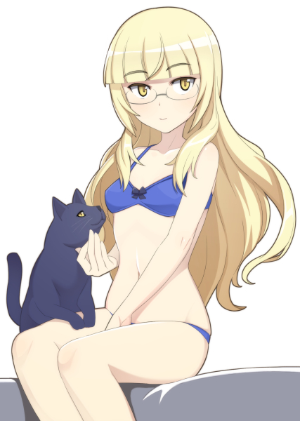 perrine h. clostermann (world witches series and 1 more) drawn by caryo and nanashino