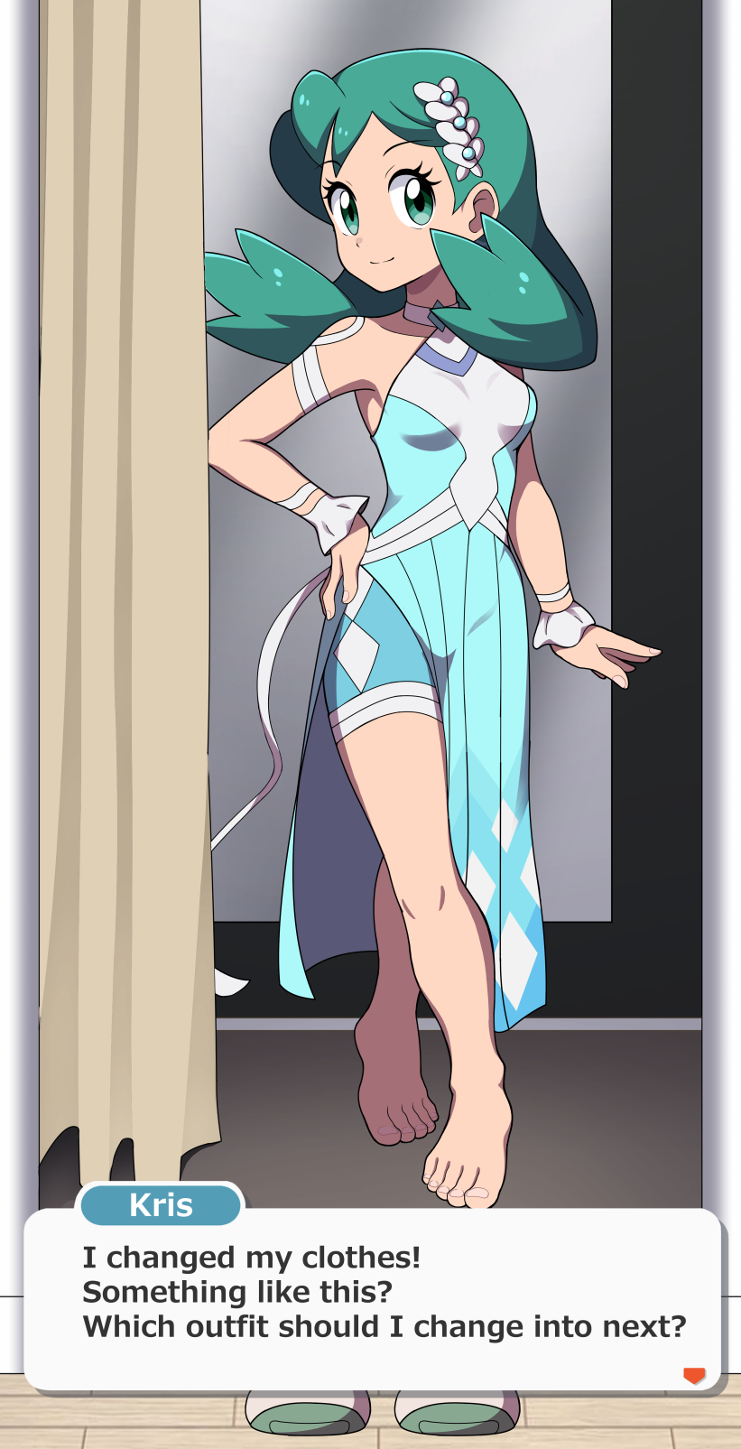 kris (pokemon and 1 more) drawn by kohatsuka