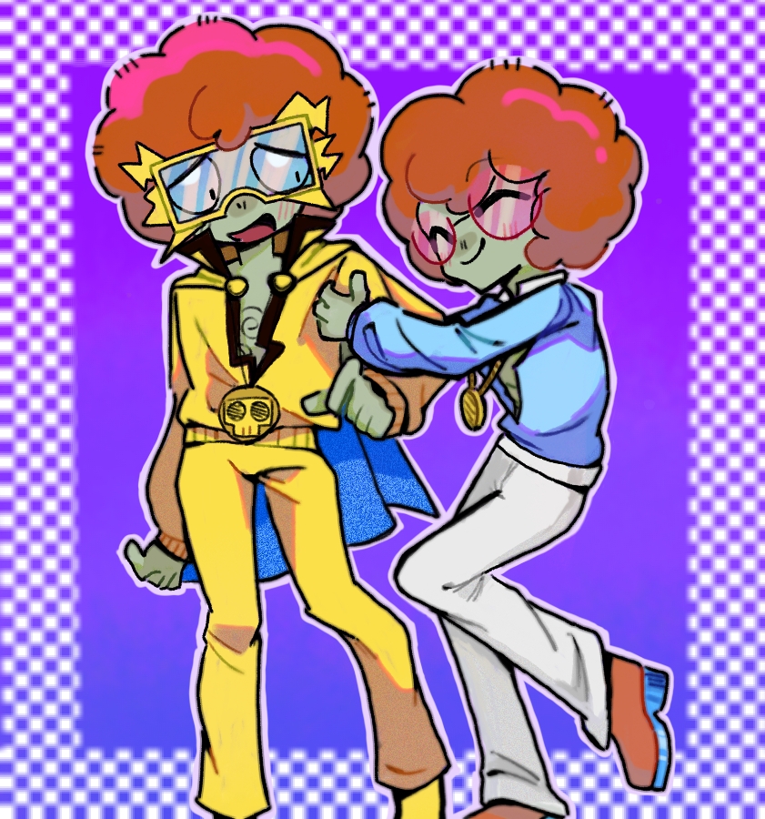 dancing zombie and electric boogaloo (plants vs. zombies and 1 more) drawn by xh5_(xinjinjumin348470816236)
