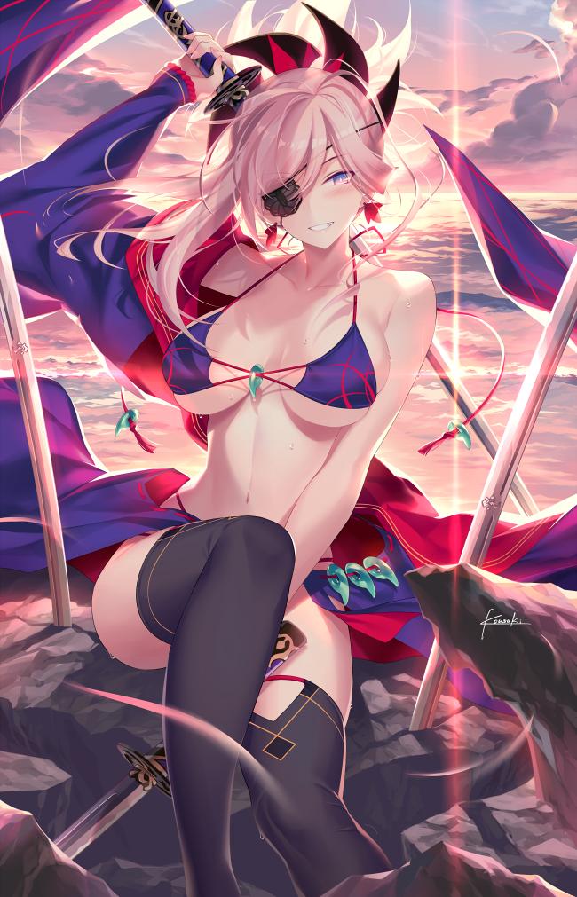 miyamoto musashi (fate and 1 more) drawn by kousaki_rui