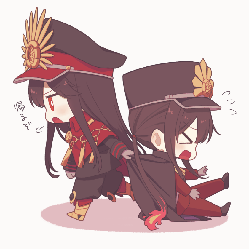 oda nobunaga and oda nobukatsu (fate and 1 more) drawn by yzrh0