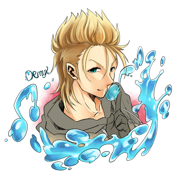 demyx (kingdom hearts and 1 more) drawn by escaburn