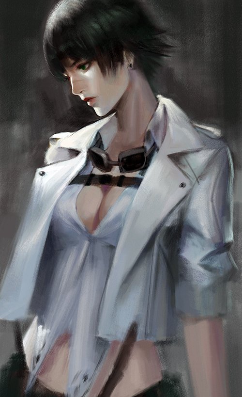 lady (devil may cry and 1 more) drawn by phamoz