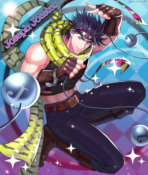 joseph joestar (jojo no kimyou na bouken and 1 more) drawn by lloule