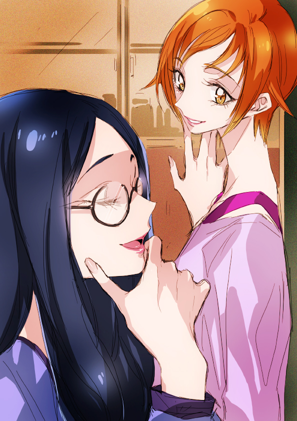 hishikawa ryouko and aida ayumi (precure and 1 more) drawn by tima