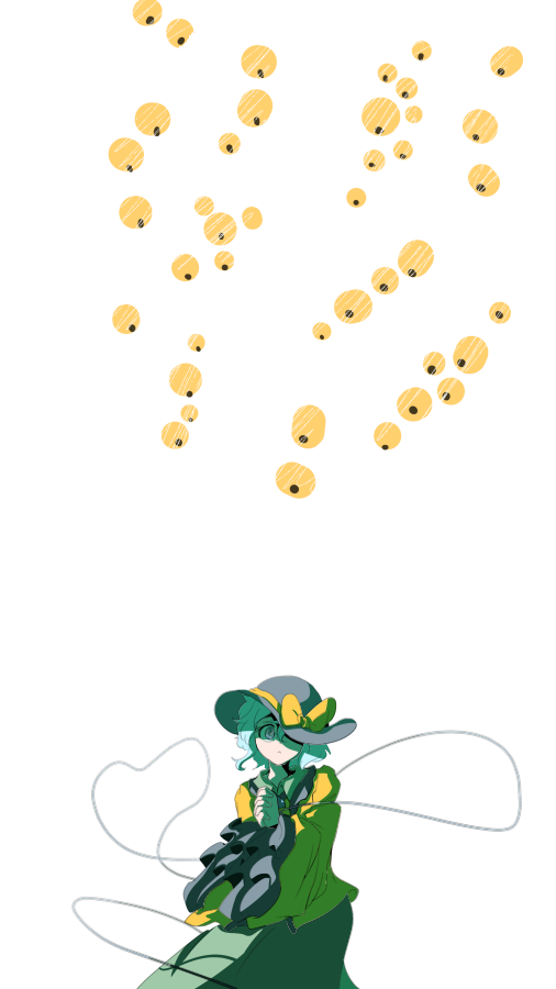 komeiji koishi and amygdala (touhou and 1 more) drawn by segen_(segen311)