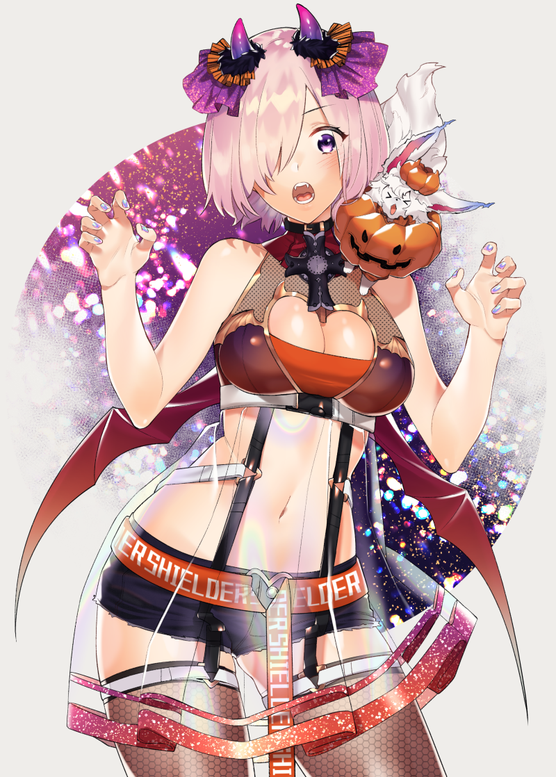 mash kyrielight and fou (fate and 1 more) drawn by sino42