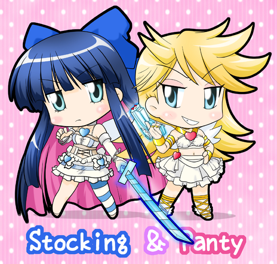 stocking and panty (panty & stocking with garterbelt) drawn by nagisuke