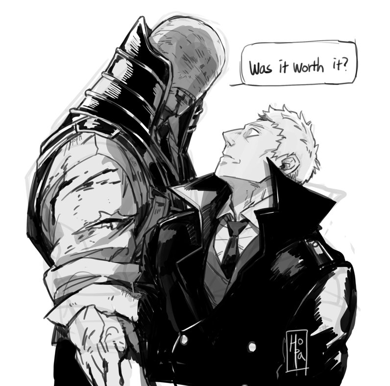 all for one (boku no hero academia) drawn by hopahopa88