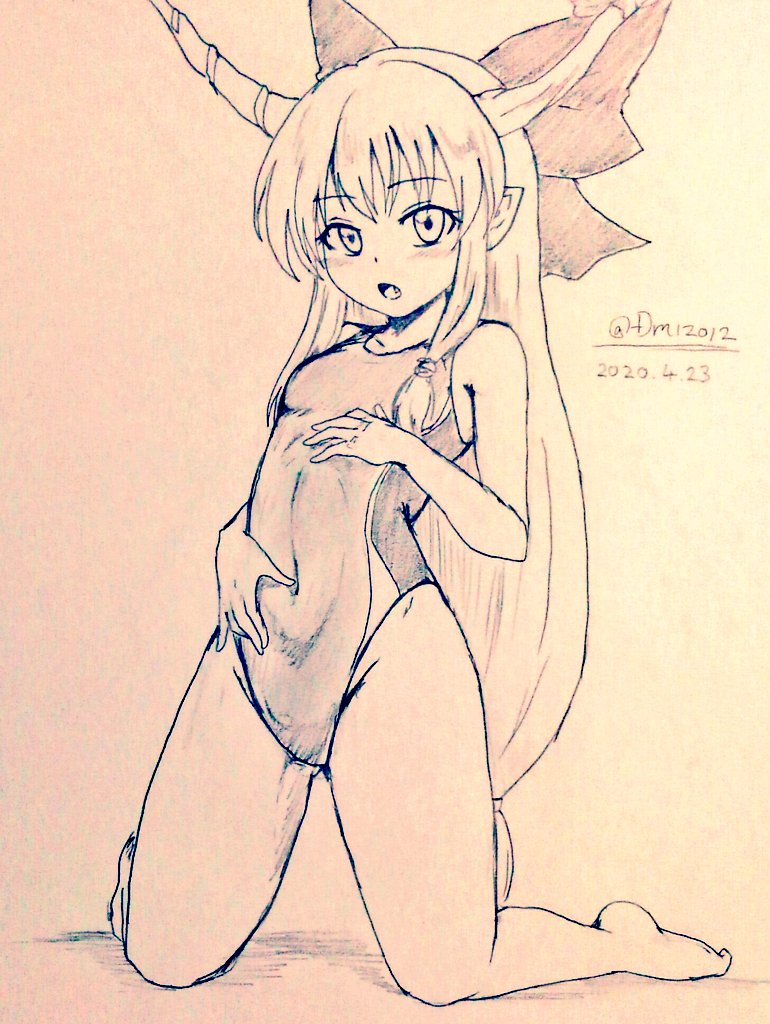 ibuki suika (touhou) drawn by d-m_(dii_emu)