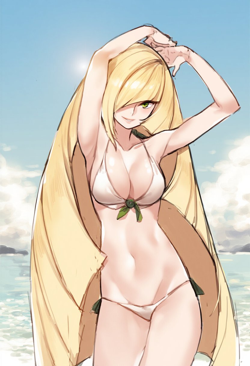lusamine (pokemon and 1 more) drawn by kenken2022257