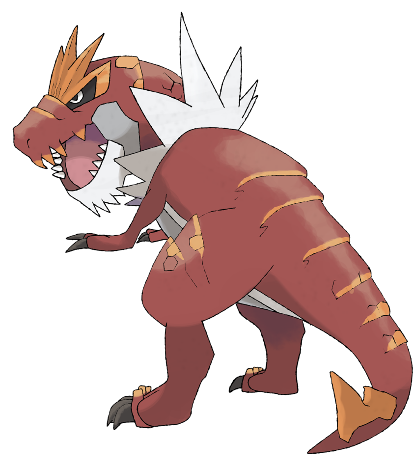 tyrantrum (pokemon) drawn by theangryaron