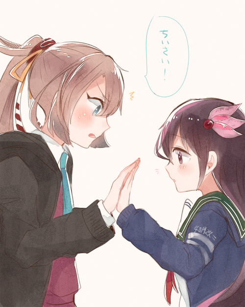 kisaragi, kazagumo, and kisaragi kai ni (kantai collection) drawn by itomugi-kun
