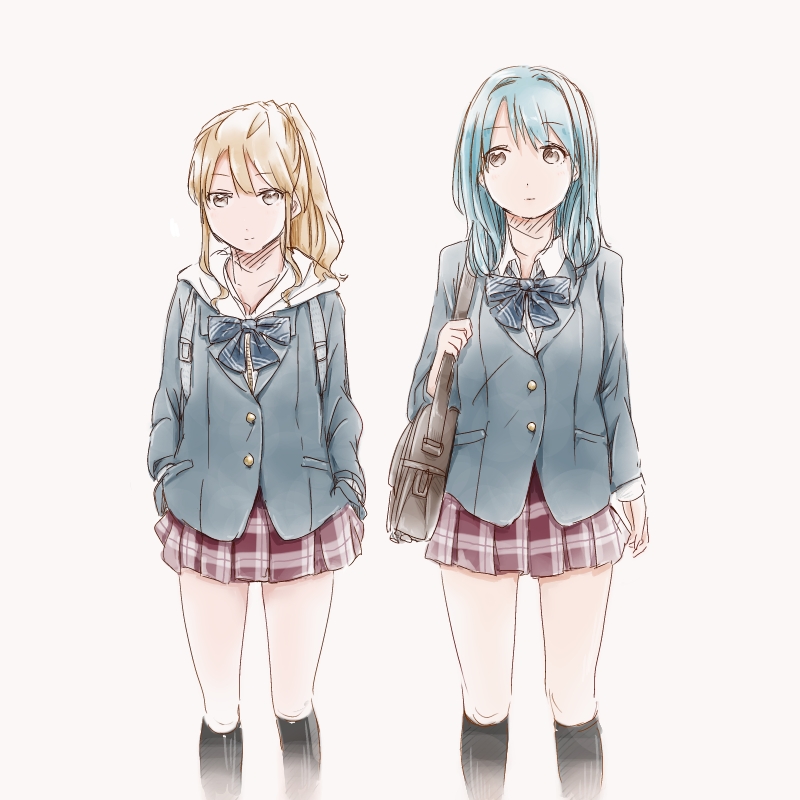 oomuro sakurako and furutani himawari (yuruyuri) drawn by syou_(endemic_species)