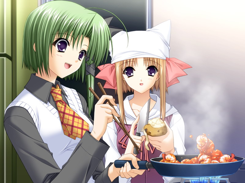 shigure asa and shigure ama (shuffle!) drawn by suzuhira_hiro