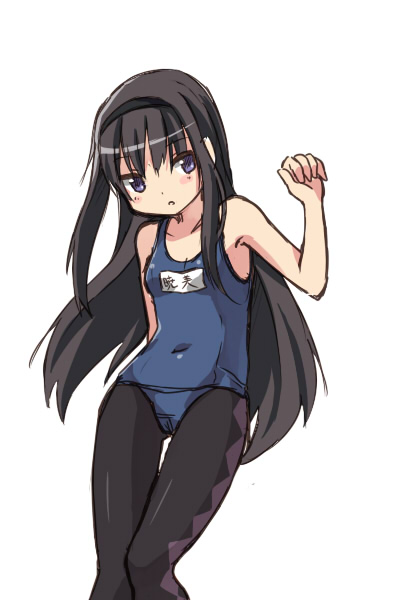 akemi homura (mahou shoujo madoka magica) drawn by kyabechi