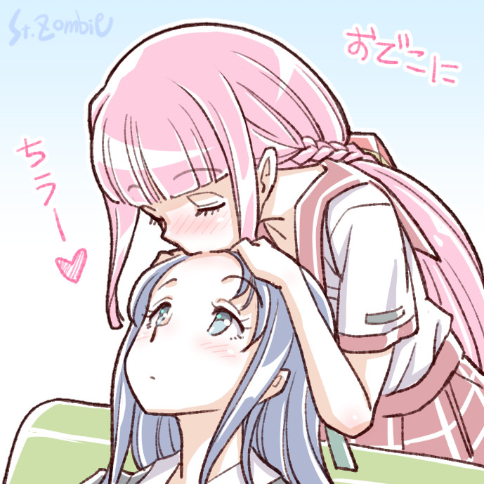 tamaki iroha and nanami yachiyo (mahou shoujo madoka magica and 1 more) drawn by studiozombie