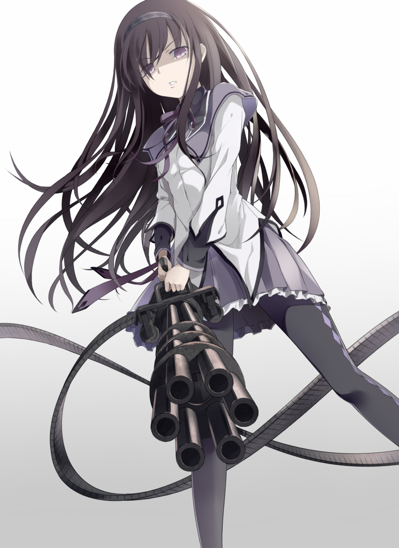 akemi homura (mahou shoujo madoka magica) drawn by u-suke_(supertie)