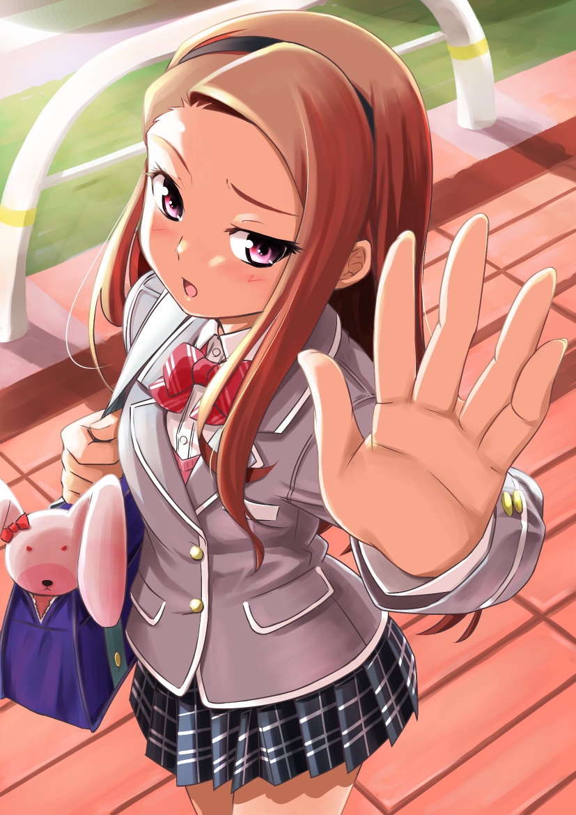 minase iori and usa-chan (idolmaster) drawn by miri_(ago550421)