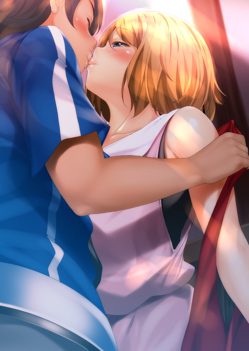ash ketchum and serena (pokemon and 1 more) drawn by fumihiko_(fu_mihi_ko)