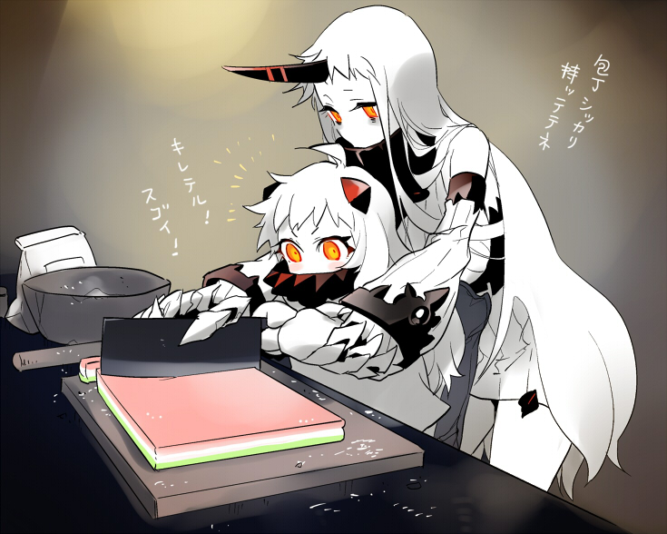 northern ocean princess and seaport princess (kantai collection) drawn by tsuneo_(kaijou_noumu)